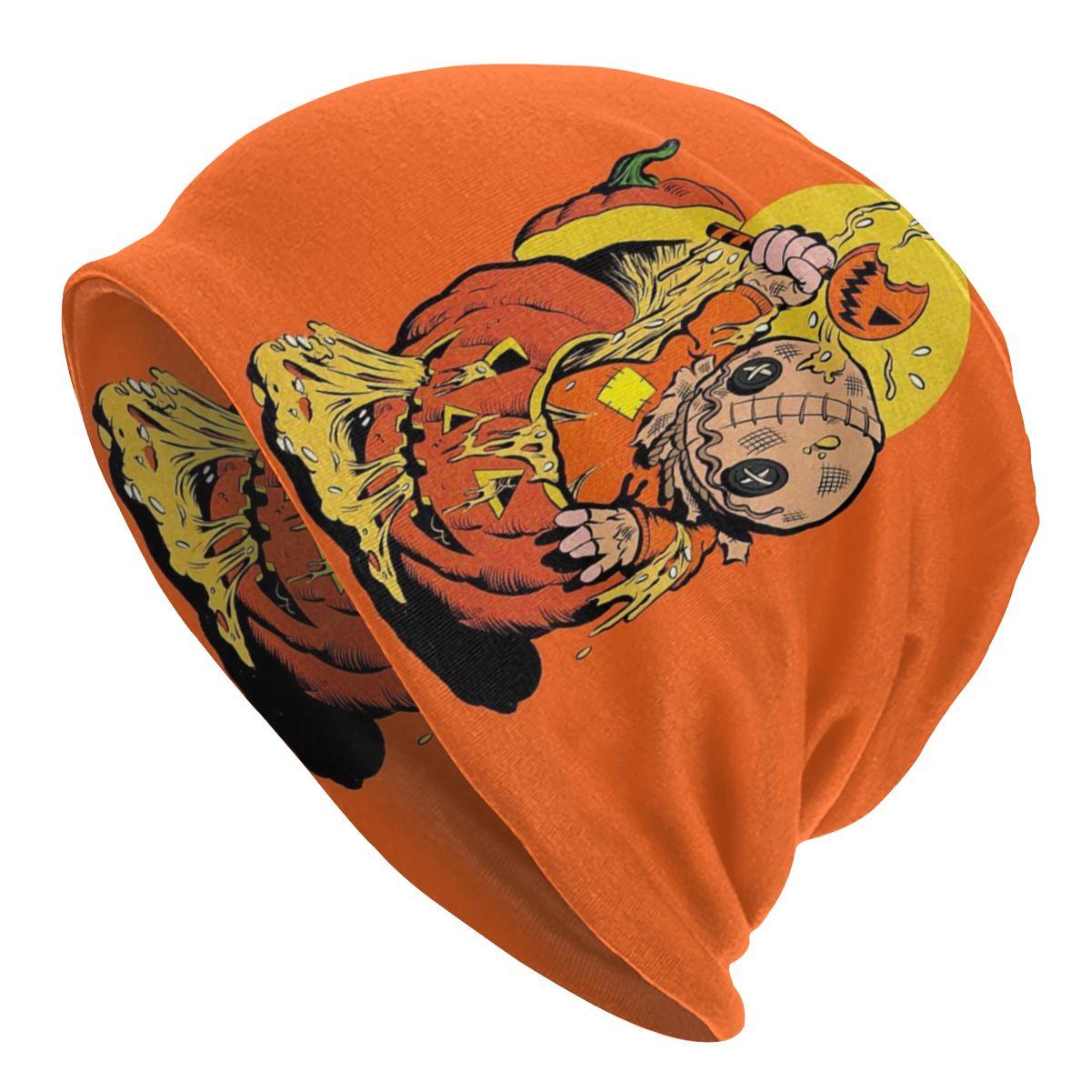 

Шапочки ужасов на Хэллоуин из фильма Черепа, унисекс, женская зимняя напускная шапка-бини, комедийная шапка Trick R Treat Sam, вязаная шапка для лыж Skullies Beanie Hat