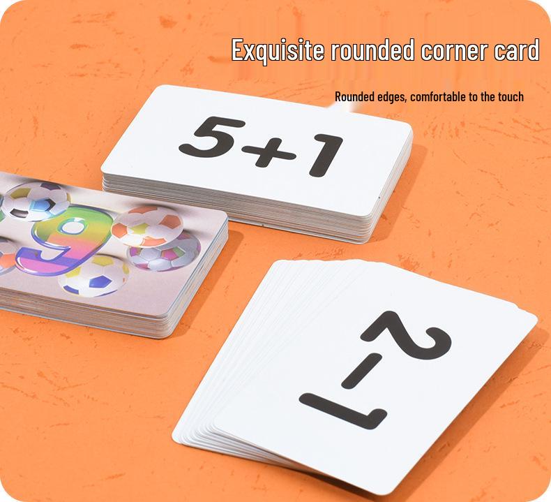 Children's Arithmetic Education Toy: Early Math and Football-Themed Wooden Game