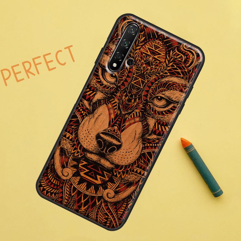 Wood Pattern For Huawei Nova 8i 12i 11i 12s Y73 Y72 Y61 Y91 Y90 Y70 Y60 9 10 SE P30 P40 Lite P60 Pro Case