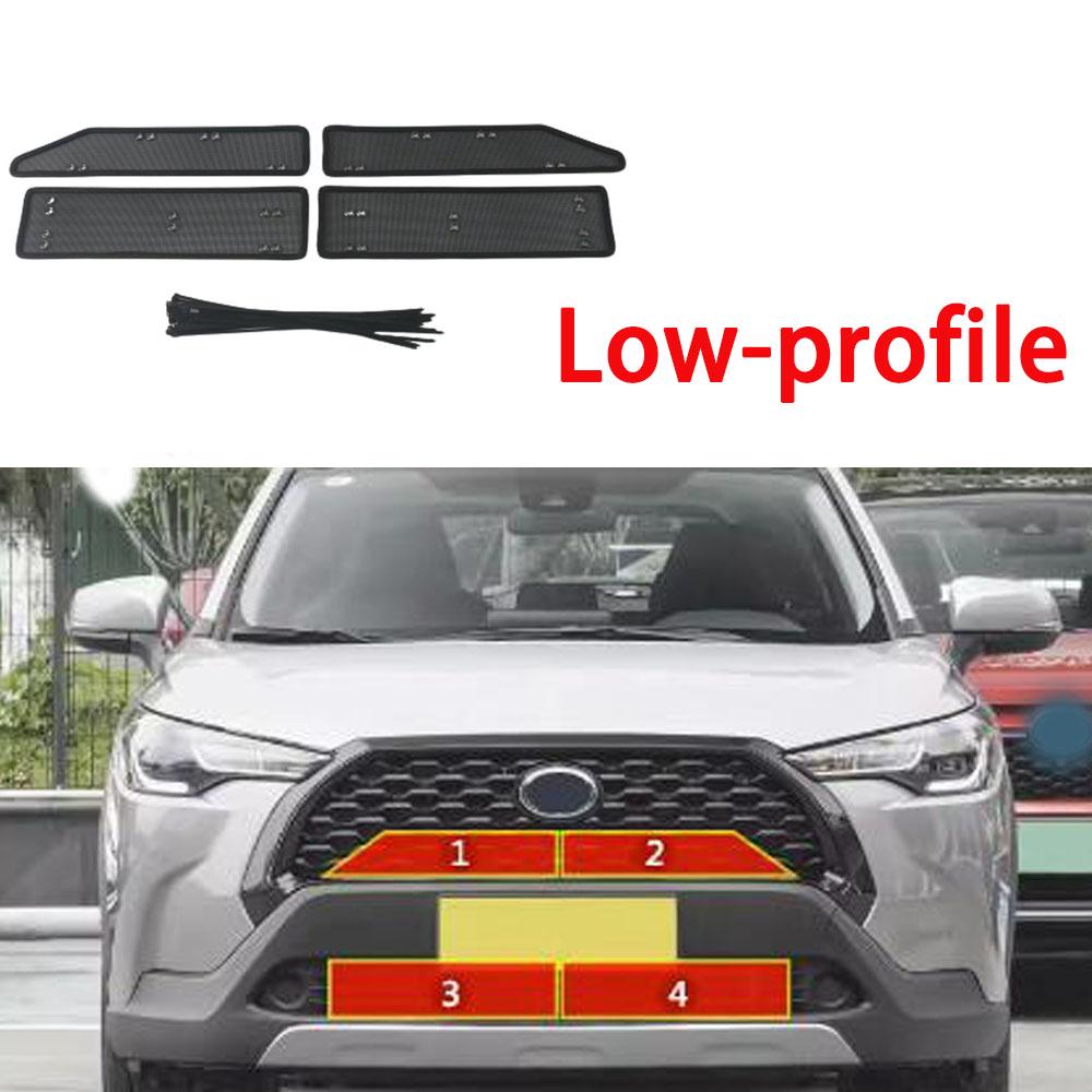 Steel Car ect Screening Mesh Front Grille Grill Engine Net Cover For Toyota Corolla Cross XG10   2024+Car Accessories