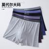 Men's Underwear for Middle-aged and Elderly Breathable Plus Size Men's Flat Angle Underwear