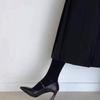 Women's Slim Heel Shoes Spring New Pointed Head Shallow Mouth One Word Buckle Strap Anti-slip Wear-resistant High Heels