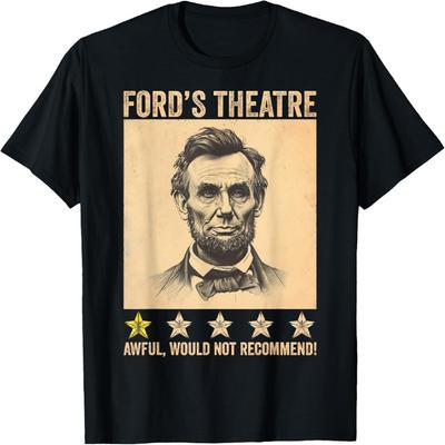 Abraham Lincoln Teatr Forda Okropny Nie Polecam Koszulka(2)