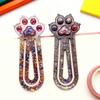 DIY Katzenpfoten-Clip Lesezeichen Harzform Niedliches Katzenpfoten-Lesezeichen Gips Silikonform Feiertagsgeschenk Kreatives Geschenk
