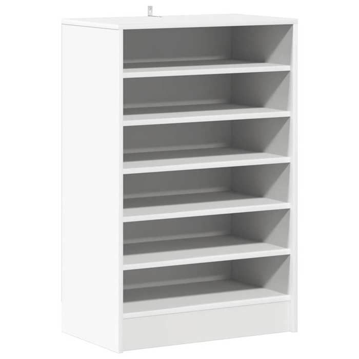 VidaXL Shoe Cabinet White 60x35x92 Cm Chipboard 808945