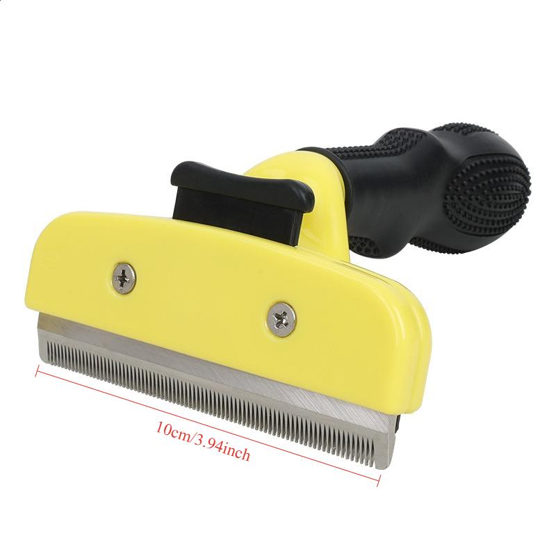 Pet Hair Remover Brush For Dogs Cats Puppy Grooming Comb Fur Removal Deshedding Tool Undercoat Rake Animal Grooming Supplies For Small Large