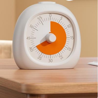 Temporizador Visual de Plástico Útil Temporizador de Cuenta Regresiva Silencioso de 60 Minutos Ayuda para la Concentración Herramienta de Gestión del Tiempo Temporizador de Aula