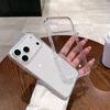 Applicable to iPhone17proMax transparent mobile phone case acrylic scratch-proof Apple 17 Air simple protective case
