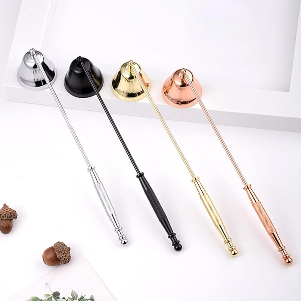 Bell Shape Cover Candle Flame Snuffer Stainless Steel Candle Stopper Wick Snuffer  for Home Safety