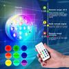 Rechargeable Submersible Pool Lights With Remote Waterproof Underwater Charging 16 Color Changing LED With Magnet Floating Light