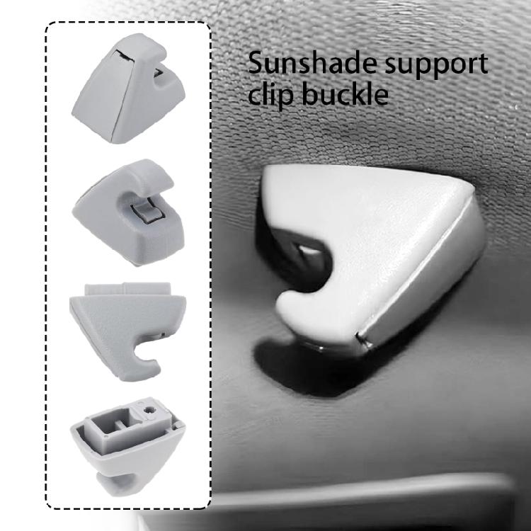 1 Pair Easy Installation Sun Visors Bracket Hook Clip Retainer Sun Visors Support Clip Holder Auto Accessories