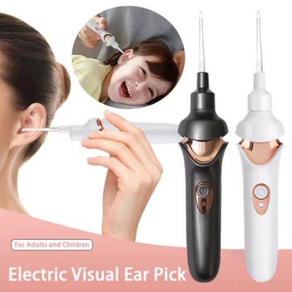 Safe Vibration Electric Ear Pick Soft Ear Spoon Head Ear Cleaner Remover  Children/Adults