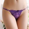 Chrome Crane Sexy Lace LW001 Women's T-Back Panties, Lingerie, Panties, (05.Purple)