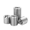 10Pcs 2-M16 Thread Adapter Sleeve Reducing Nut Corrosion Resistant Insert Nut Sleeve For Tight Spaces Enduring