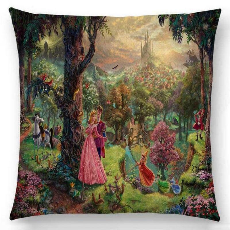 Elegant Cotton Linen Cushion Cover With Invisible Zipper For Easy Cleaning