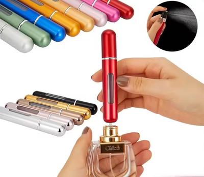 Perfume Bottle Set 5Ml Refillable Bottle with Spray Pump Empty Cosmetic Containers Travel Atomizer Bottle Free Shipping
