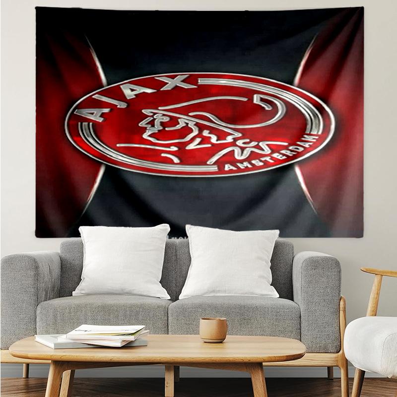 AFC Ajax Emblem Design Tapestry Hanging for Bedroom,Livingroom, Playroom,Decor Art Room Wall Tapestry Holiday and Birthday Gifts