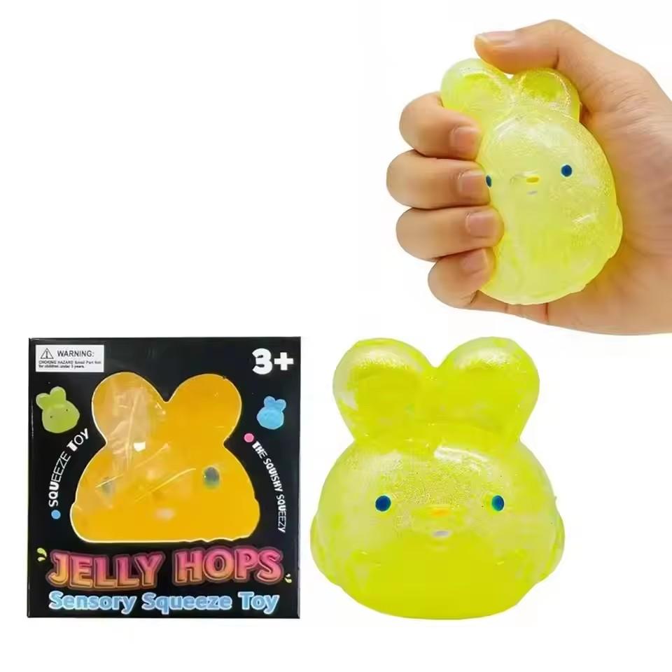 New Needoh Rabbit Decompression Ball Squeeze Toys Slow Rebound Stress Relief Office Rebound Relax Fidget Toys Kids Adult Gift