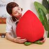 1pc 23/35cm Strawberry Pillow Plush Toy Handmade Doll Cartoon Anime Cute Cushion Home Decoration Children's Birthday Gift Toy