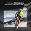 Bicycle Dash 1080P Full Night 2600mAh 64GB MicroSD Card Loop Instant Video Download via WiFi Security Camera for and Other Vehicles Cam, HD,