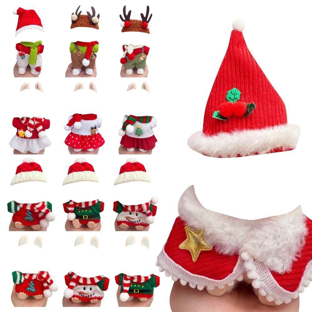 Scarf Christmas Attire Red Color Deer Costume New Skirt Overalls  Festive Occasions