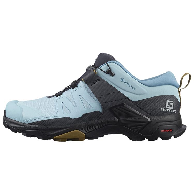 Salomon X Ultra 4 Gore-Tex Low Cut Durable Outdoor Shoes Women Shoes Blue Black 414529