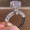 1 Fashionable Synthetic Zircon Decorative Ring. Engagement, Wedding Rings, Holiday Gifts