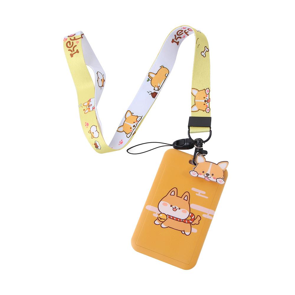 Students For Women Keychains Dog Credit ID Bus Card Storage Cover Korean Card Case Cartoon Card Holders Card Access Control