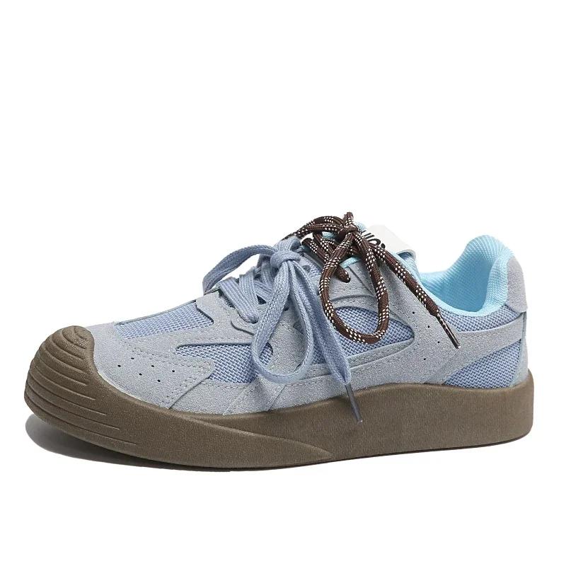 

Small Niche Design Silver Mesh Breathable German Training Shoes for Women 2025 Summer New Student Sports and Leisure Shoes shoes 40 синий