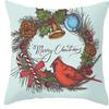 Christmas Decoration Cushion Cover for Sofa Livingroom Throw Pillow Cover % Polyester Resuable Pillow Case Drop Shipping