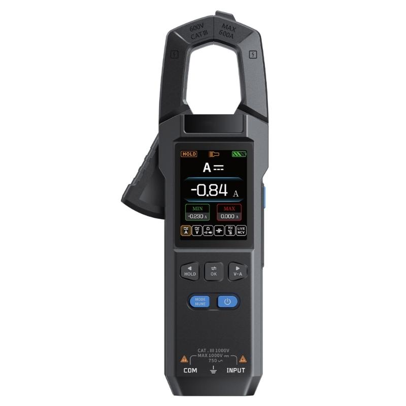 Digital Multimeter Measuring Diode Frequency with Brightness Adjustment Current Voltage Meter 10000 Counts Clamp Meter