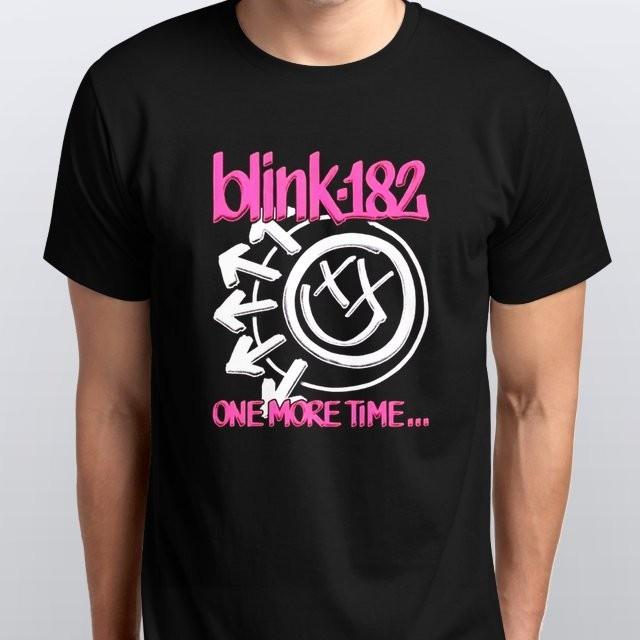 

Blink 182 Punk Smiley T-SHIRT sizes S M L XL XXL 3 4 XL colours Black S разноцветный