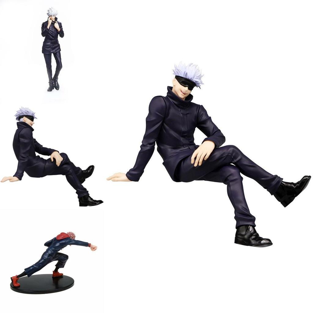 Stunningly Detailed Jujutsu Kaisen Action Figure Featuring Yuji Itadori And Satoru Gojo