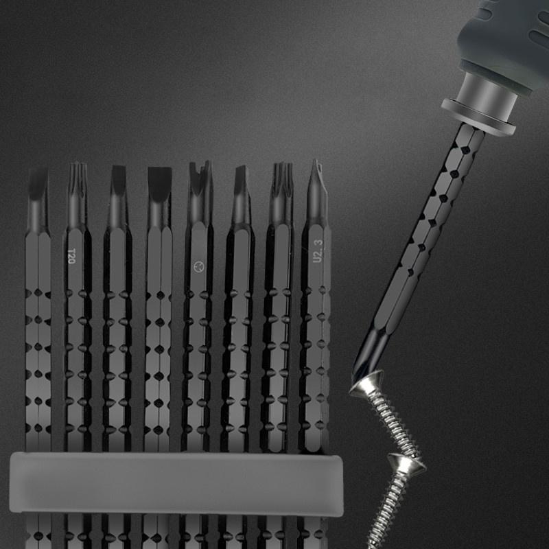 1 Satz Schraubendreher-Set Kombination Multifunktional YU Dreieckige Form Haushalt Legierter Stahl Kreuz Pflaumenblüte Schraubendreher Werkzeug