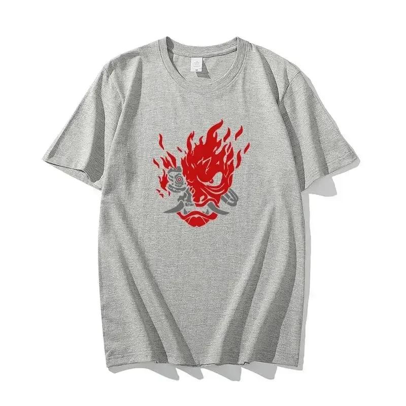 

Летняя хлопковая футболка с принтом «Игра», модная мужская футболка большого размера, повседневная женская футболка с коротким рукавом, унисекс, уличная одежда 2000 года XXXXXL небесно-голубой