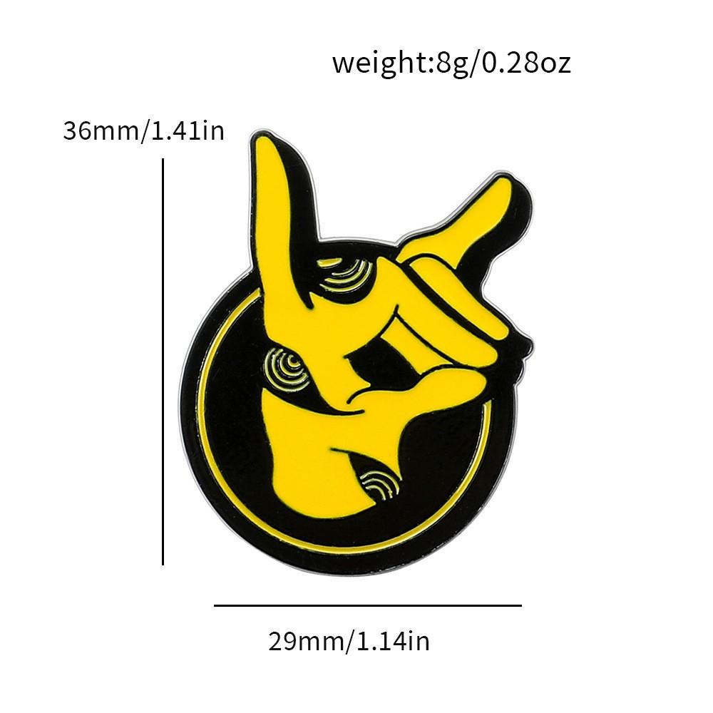 

Металлический значок Креативная брошь One Size