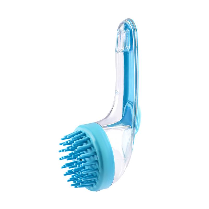 Dog Washing Brush - Pet Bath Scrubber for Small Dogs and Cats Reusable Grooming Tool for Short and Long Hair