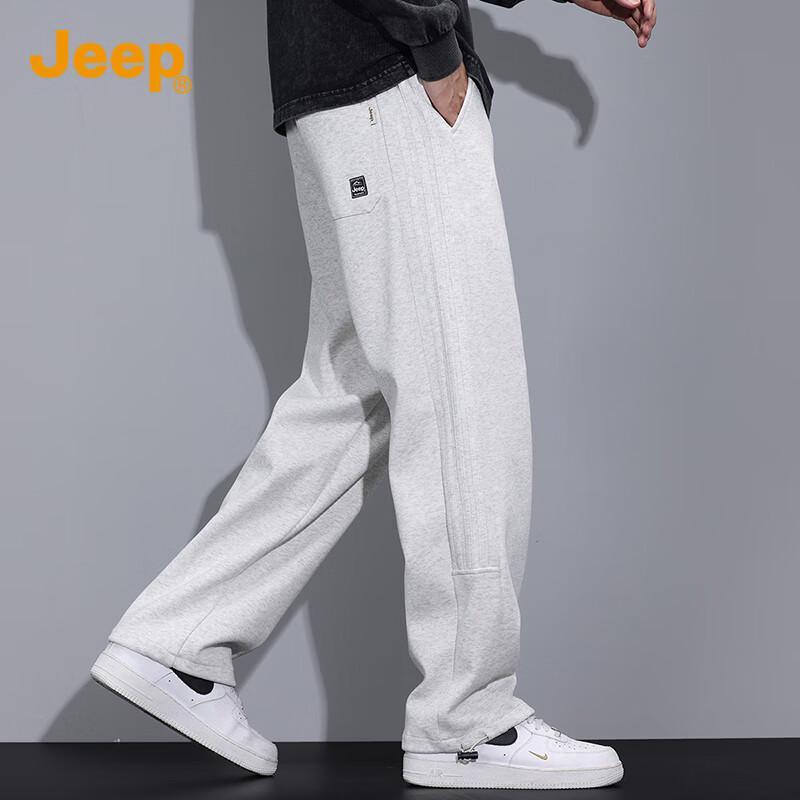 Jeep Men's Versatile Loose Straight Casual Pants