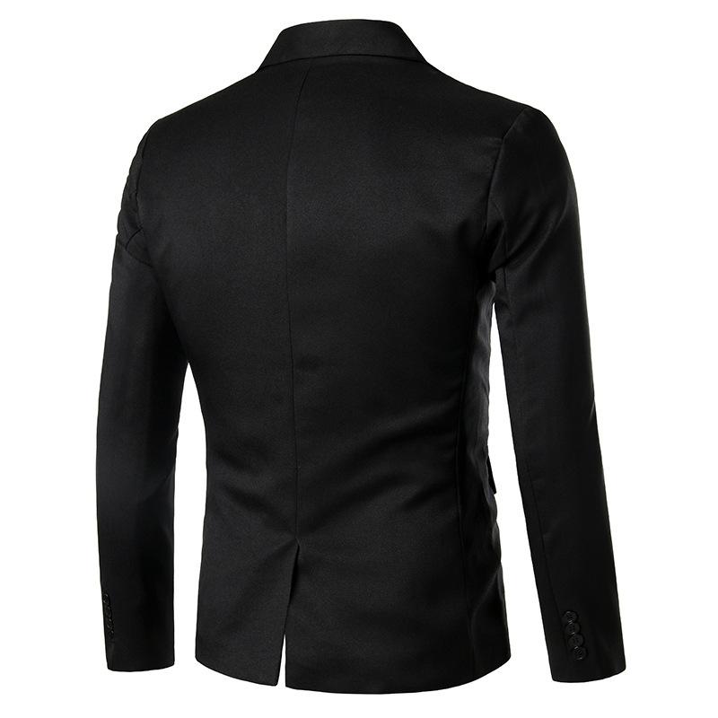 Men's Casual Small Suit Korean Version of Fashionable Youth Slim-fitting Color Matching Men's Suit Jacket
