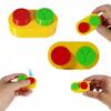 1 Pack 6.5Cm 3D Printed Eco-Friendly Pla,Yes No Button Fidget Toy, Novelty Desk Gadget