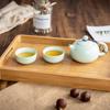 RuHan Japanese Style Bamboo Round Corner Tray