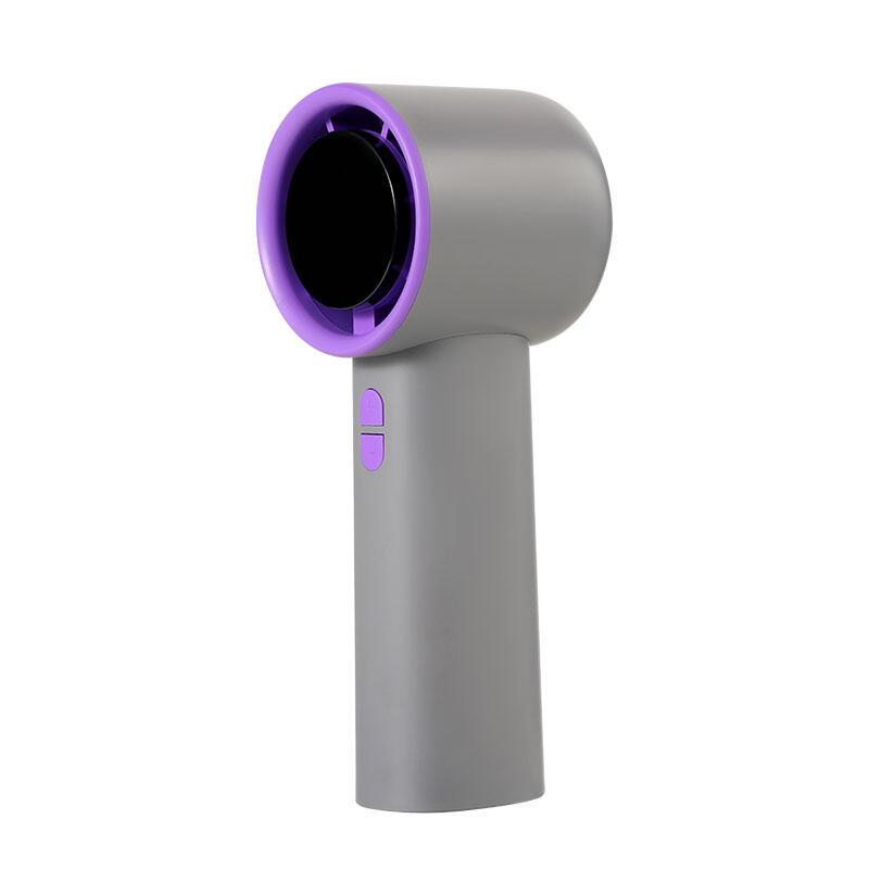 

2026 Portable Silent Handheld Digital Fan for Dorms and Offices 70*62*180mm сірий колір