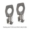 Professional Water Heater Door Latch Stainless Steel Twist Cam Lock Fastener 2-Piece/set Suitable for RVs Trailer Camper