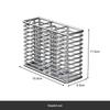 Lilang 304 Stainless Steel Kitchen Knife & Chopstick Storage Rack