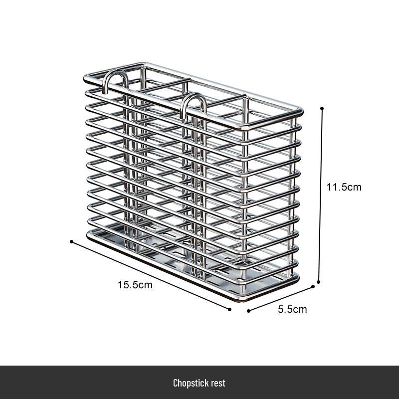 Lilang 304 Stainless Steel Kitchen Knife & Chopstick Storage Rack