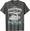 What Happens On the Pontoon Stays On the Pontoon Unisex T-Shirt