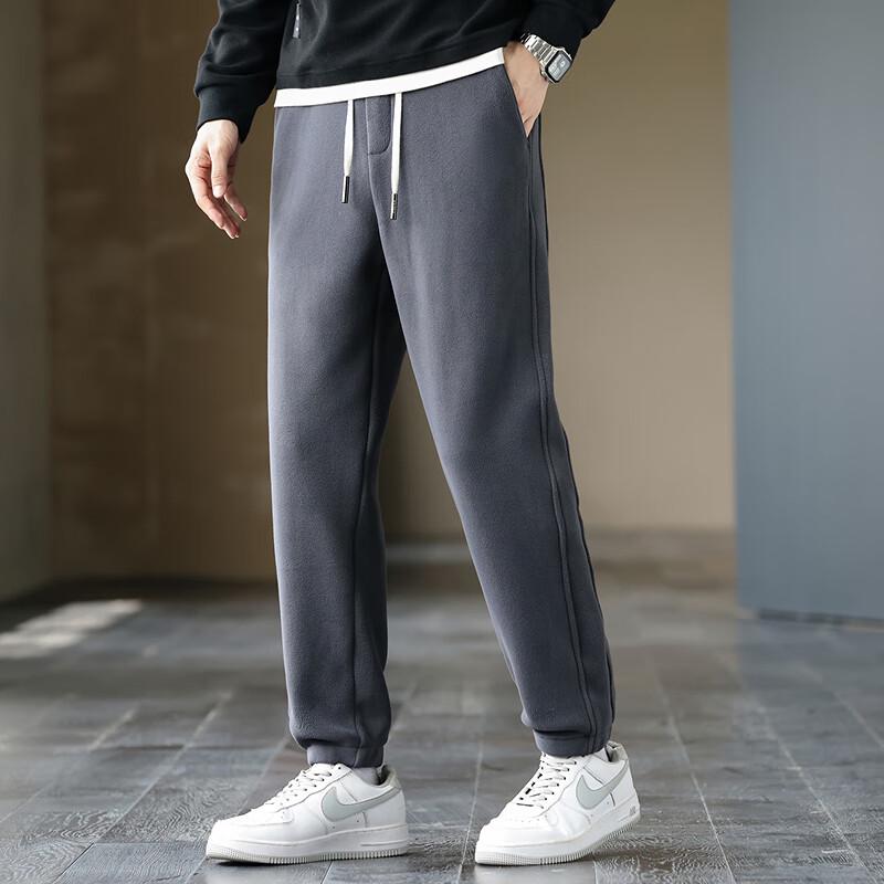 

Мужские термоджоггеры FAPAI с флисовой подкладкой и манжетами L