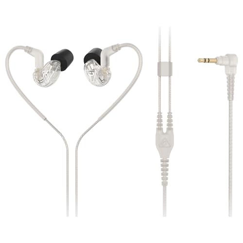 Behringer SD251-CL In-Ear Monitoring Earphones with Dynamic Micro Driver, MMCX Connector, and Detachable Cable