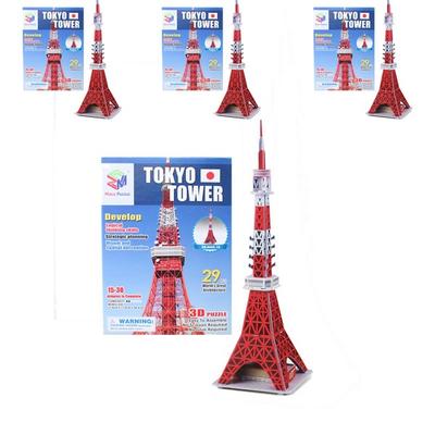 Big Dream Tokyo Tower 3D Three Dimensional Puzzle 4P Set Korea 3d Puzzle