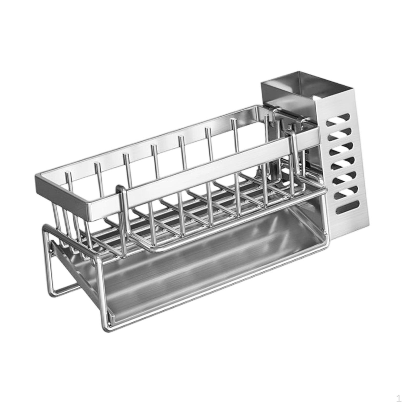 

Kitchen Sink Drain Organzier Soap Dispenser Organizer, Accessories, Practical with Chopstick Holder